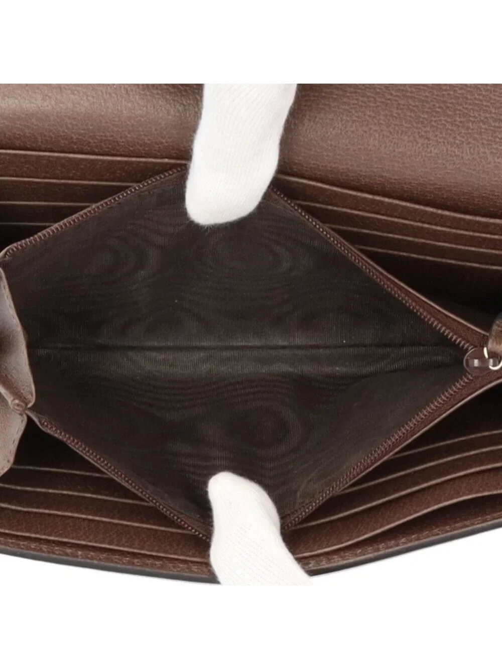 Gucci GG Continental Wallet Sherry Line Supreme Canvas - Picture 6 of 9